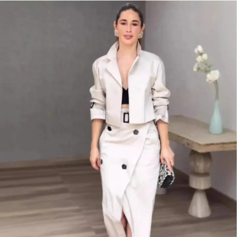 Buttoned Belted Jumpsuit