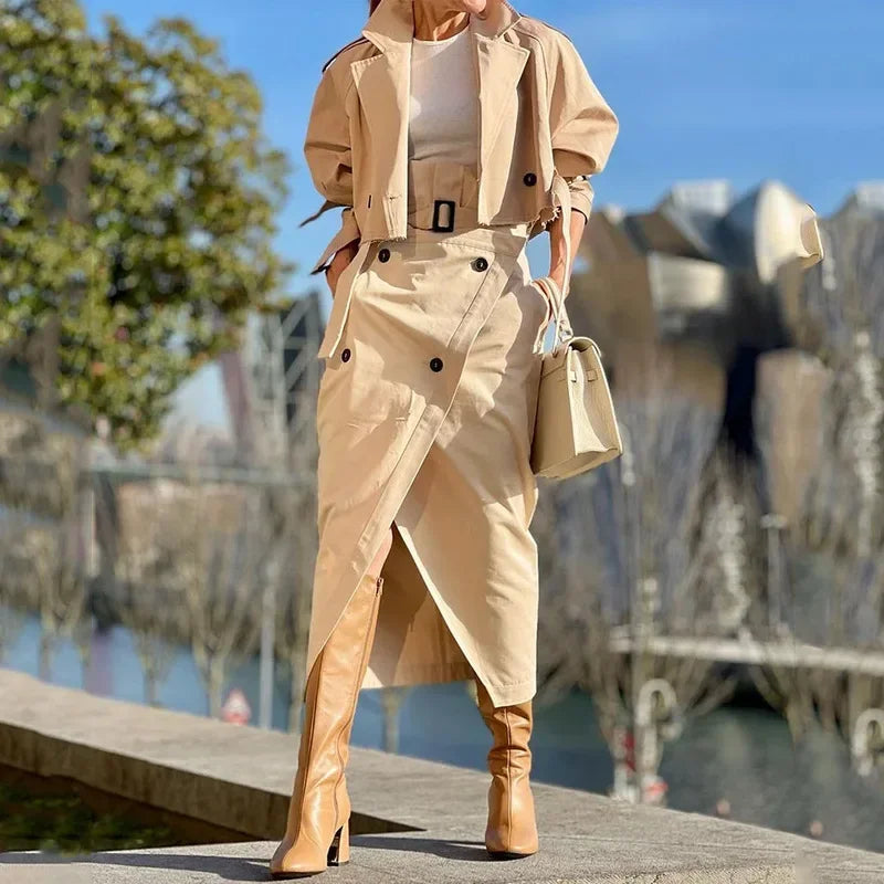Buttoned Belted Jumpsuit