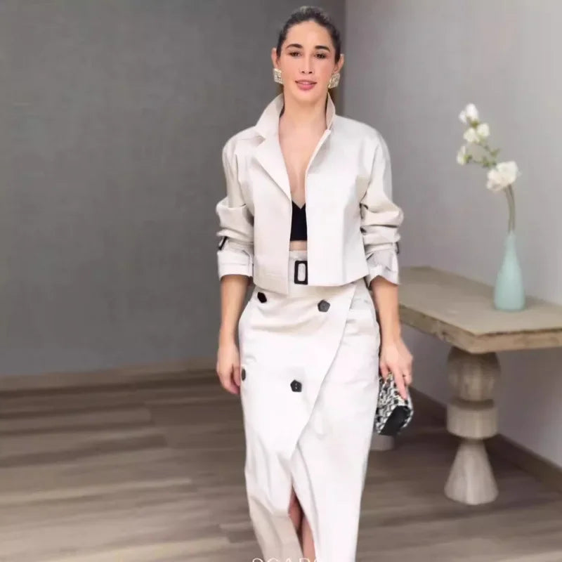 Buttoned Belted Jumpsuit